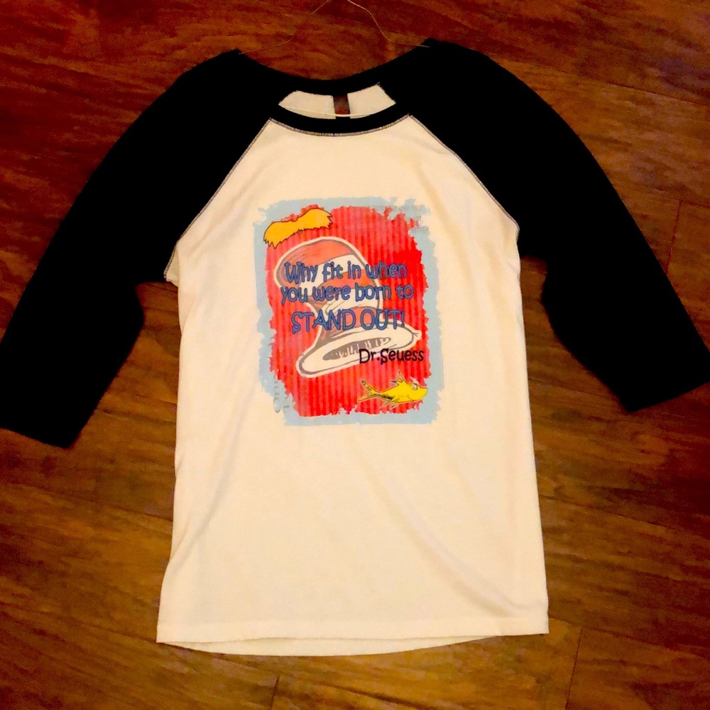 Dr. Seuss adult large ballpark tee